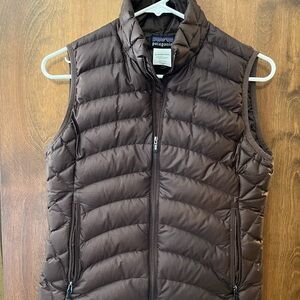 EUC Patagonia Chocolate Brown Down Sweater Vest